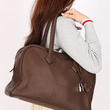 Hermès Victoria II 35 Chocolat Clemence 2011 PHW