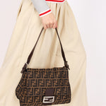 Fendi Zucca Mamma Forever Baguette