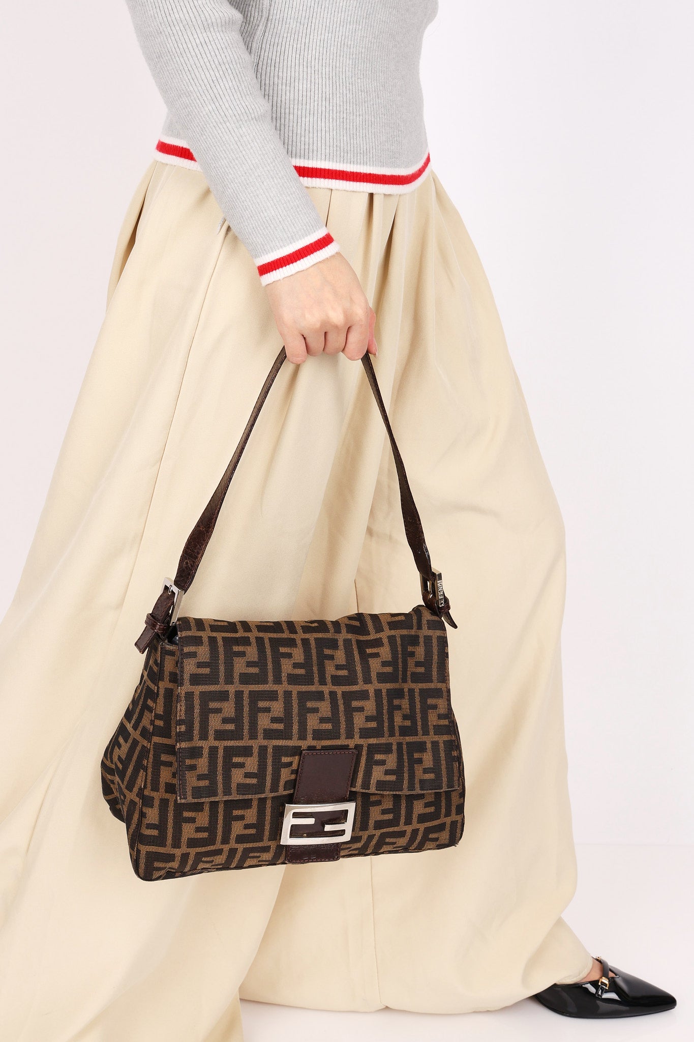 Fendi Zucca Mamma Forever Baguette