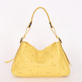 Bottega Veneta Intrecciato Naruto Knot Shoulder Bag Butter Yellow