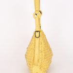 Bottega Veneta Intrecciato Naruto Knot Shoulder Bag Butter Yellow