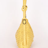 Bottega Veneta Intrecciato Naruto Knot Shoulder Bag Butter Yellow