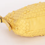 Bottega Veneta Intrecciato Naruto Knot Shoulder Bag Butter Yellow
