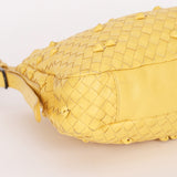 Bottega Veneta Intrecciato Naruto Knot Shoulder Bag Butter Yellow