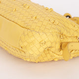Bottega Veneta Intrecciato Naruto Knot Shoulder Bag Butter Yellow