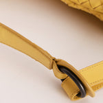 Bottega Veneta Intrecciato Naruto Knot Shoulder Bag Butter Yellow