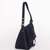 Fendi Mamma Forever Baguette Silk Denim