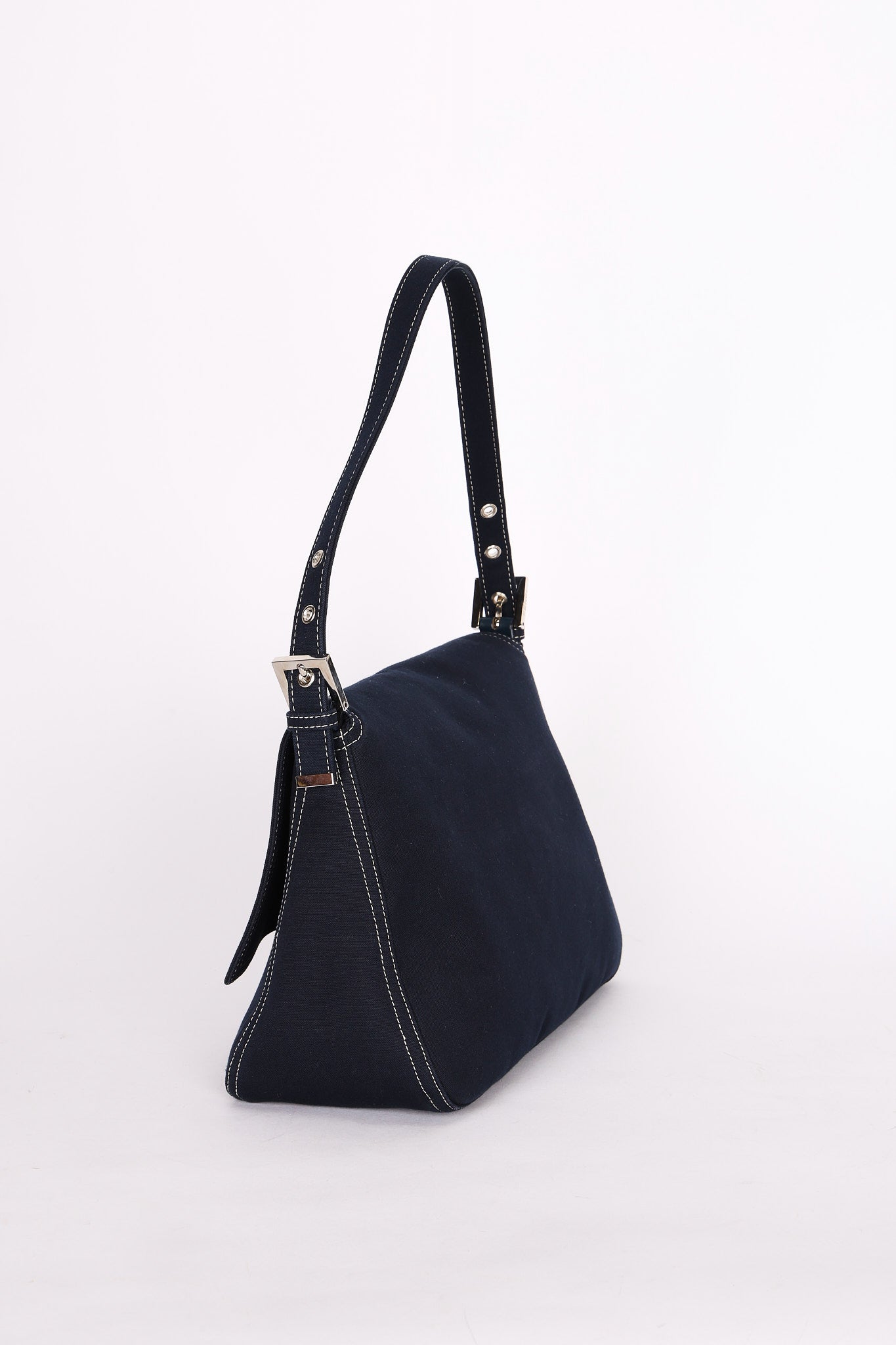 Fendi Mamma Forever Baguette Silk Denim