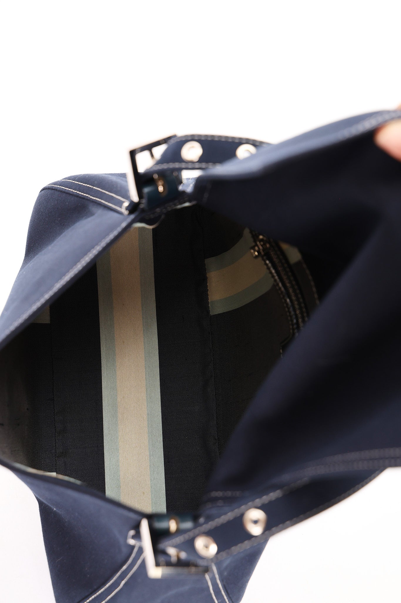 Fendi Mamma Forever Baguette Silk Denim