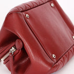 Chanel Timeless Frame Bowling Bag Bordeaux Caviar SHW