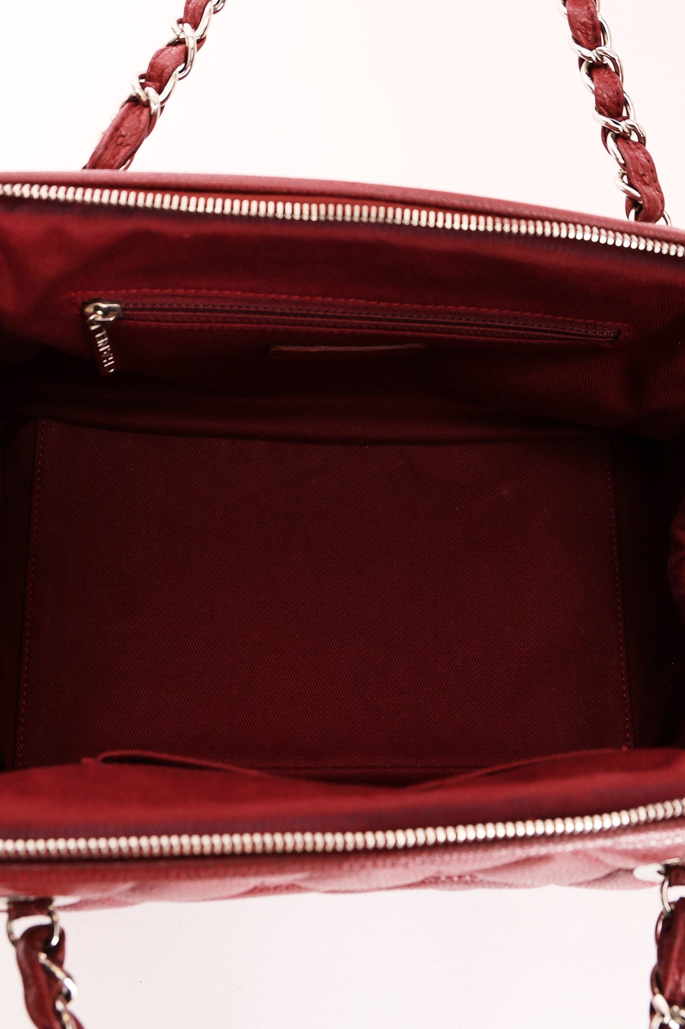 Chanel Timeless Frame Bowling Bag Bordeaux Caviar SHW