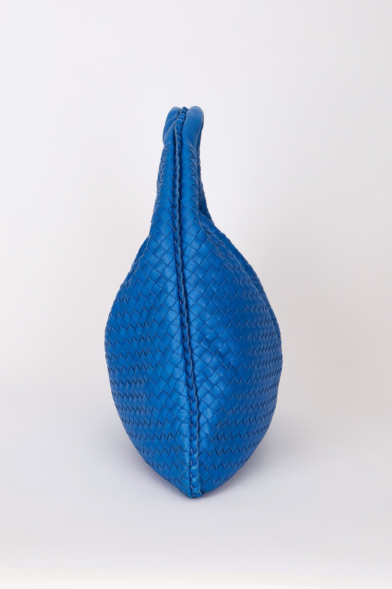 Bottega Veneta Intrecciato Large Hobo Cobalt Blue