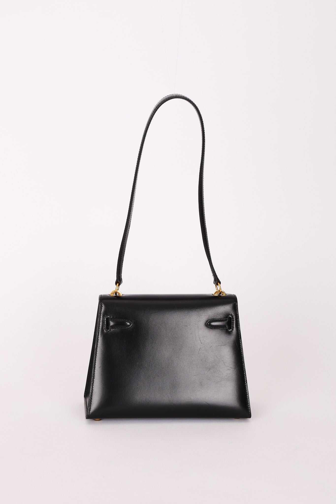 Hermès Mini Kelly 20 Noir Box 1989 GHW