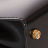 Hermès Mini Kelly 20 Noir Box 1989 GHW