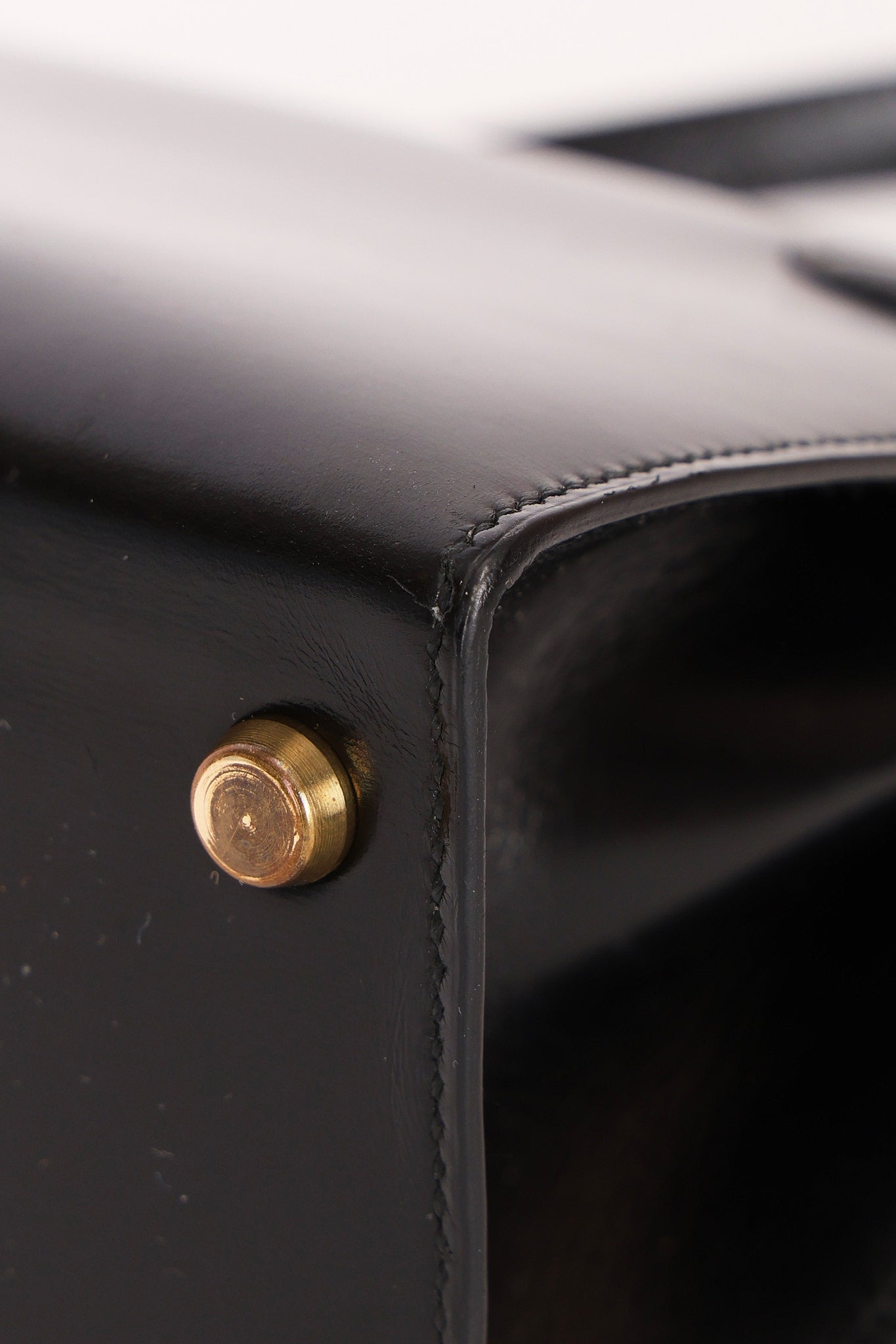 Hermès Mini Kelly 20 Noir Box 1989 GHW