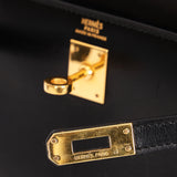 Hermès Mini Kelly 20 Noir Box 1989 GHW