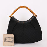 Gucci Bamboo Studded Hobo