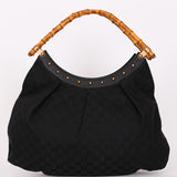 Gucci Bamboo Studded Hobo