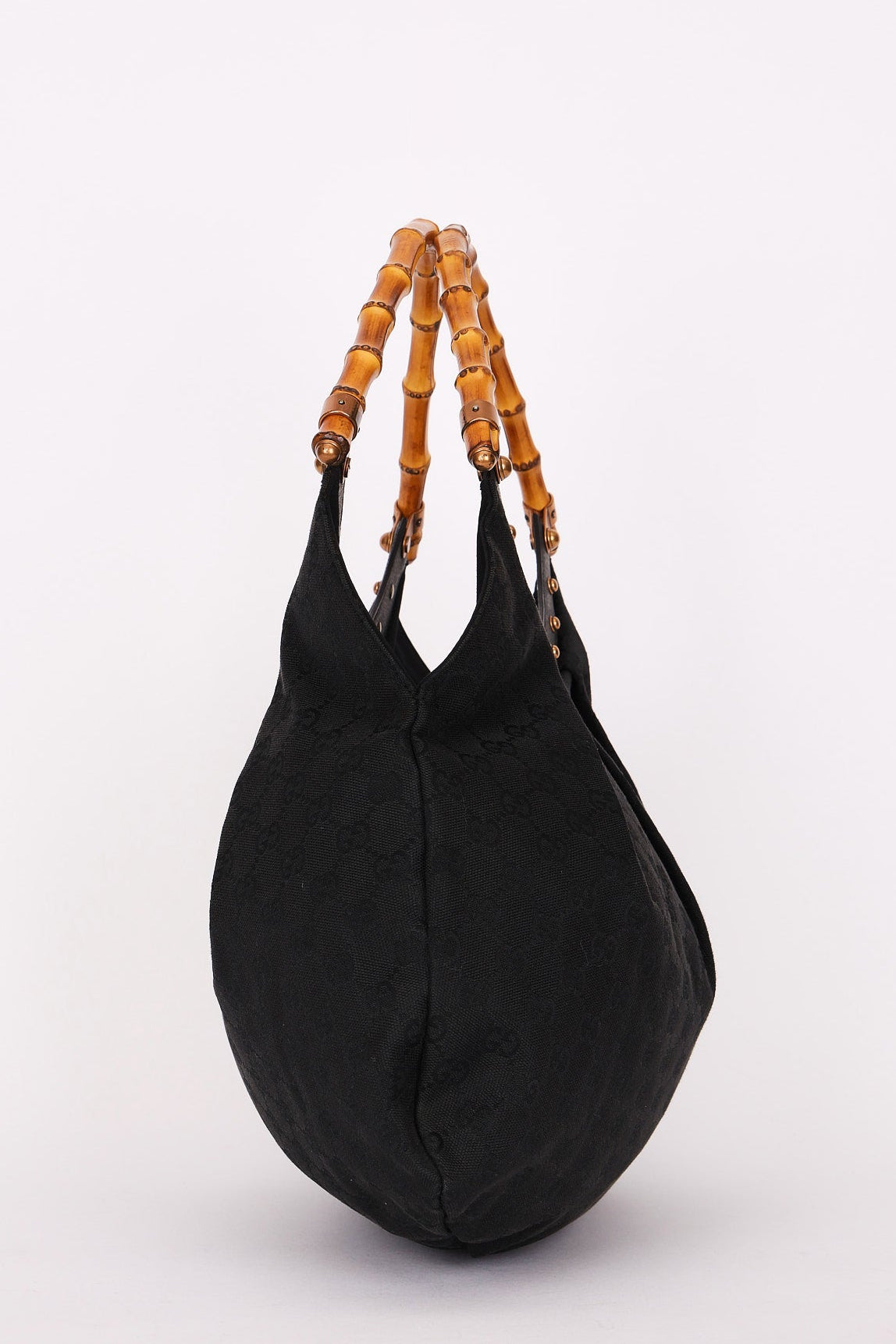 Gucci Bamboo Studded Hobo