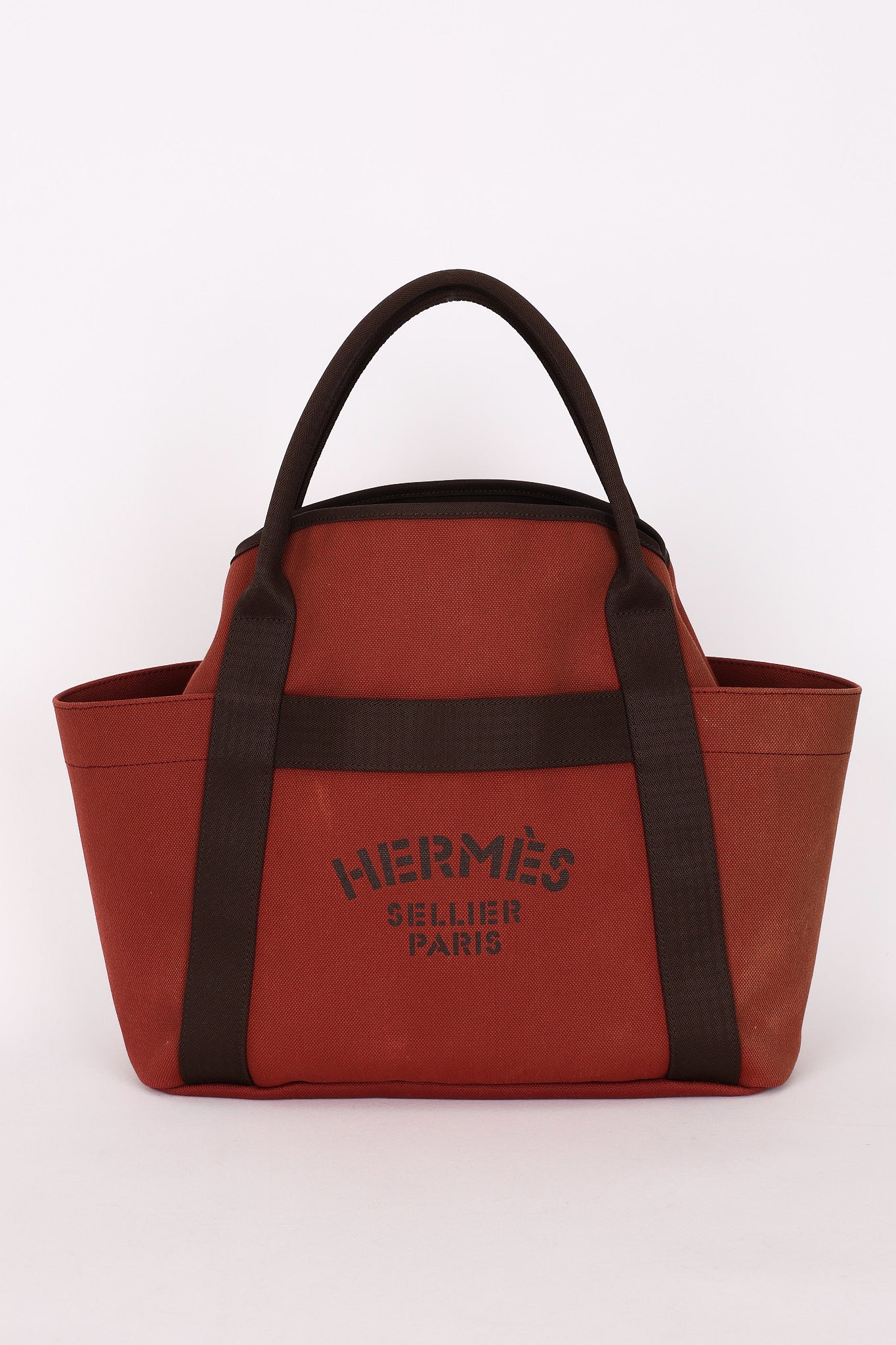 Hermès Sac De Pansage Groom (color) Toile PHW