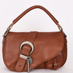 Christian Dior Whipstitch Gaucho Shoulder Bag