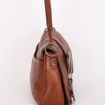Christian Dior Whipstitch Gaucho Shoulder Bag