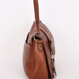 Christian Dior Whipstitch Gaucho Shoulder Bag