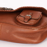 Christian Dior Whipstitch Gaucho Shoulder Bag