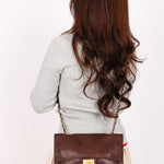 Chanel Single Flap Brown Calfskin AGHW
