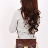 Chanel Single Flap Brown Calfskin AGHW