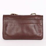 Chanel Single Flap Brown Calfskin AGHW
