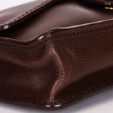 Chanel Single Flap Brown Calfskin AGHW