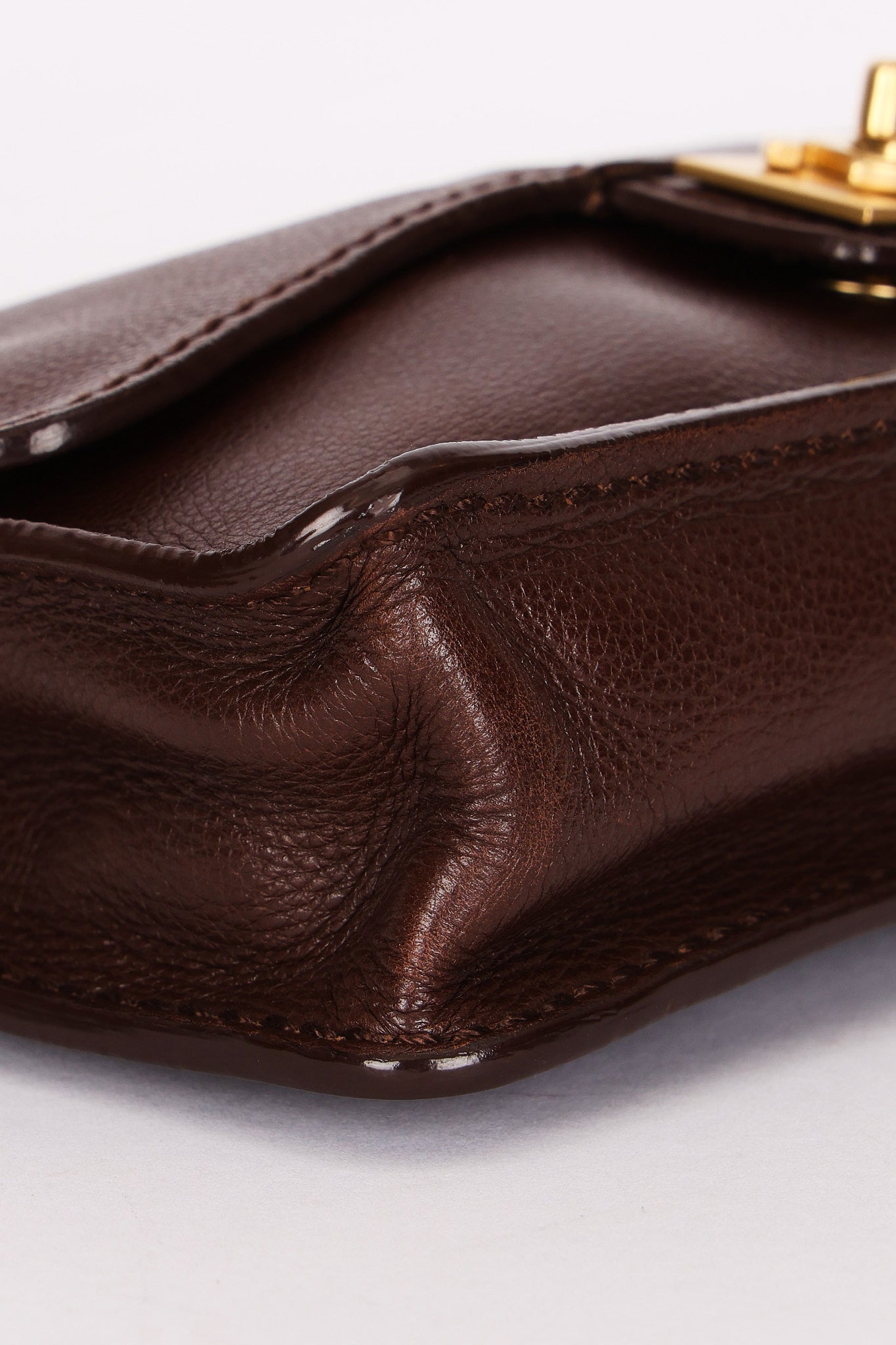 Chanel Single Flap Brown Calfskin AGHW