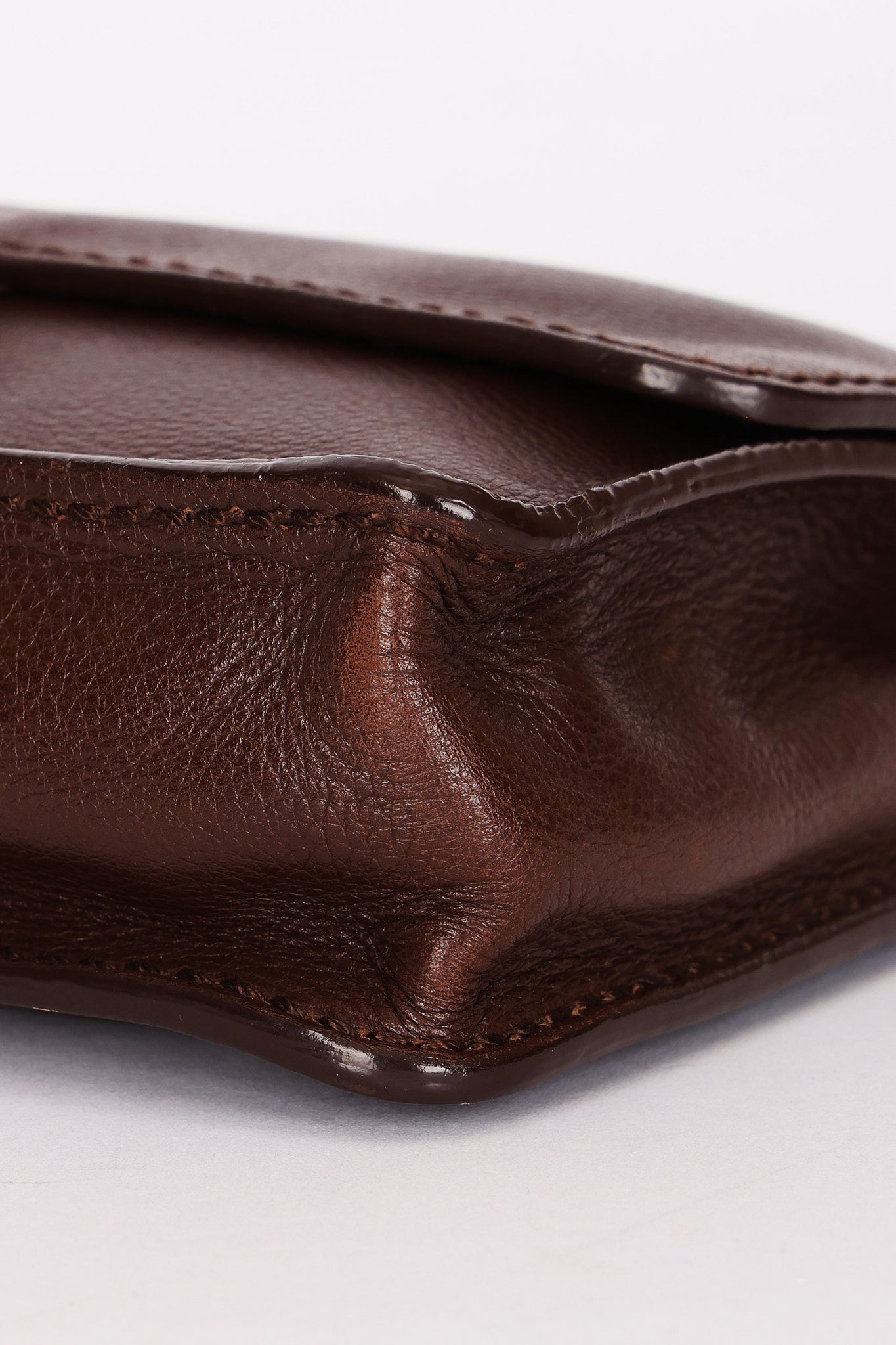 Chanel Single Flap Brown Calfskin AGHW