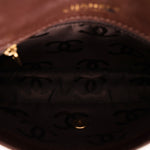 Chanel Single Flap Brown Calfskin AGHW