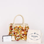 Prada Small Galleria Double Zip Garden Tote