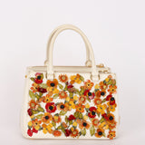 Prada Small Galleria Double Zip Garden Tote