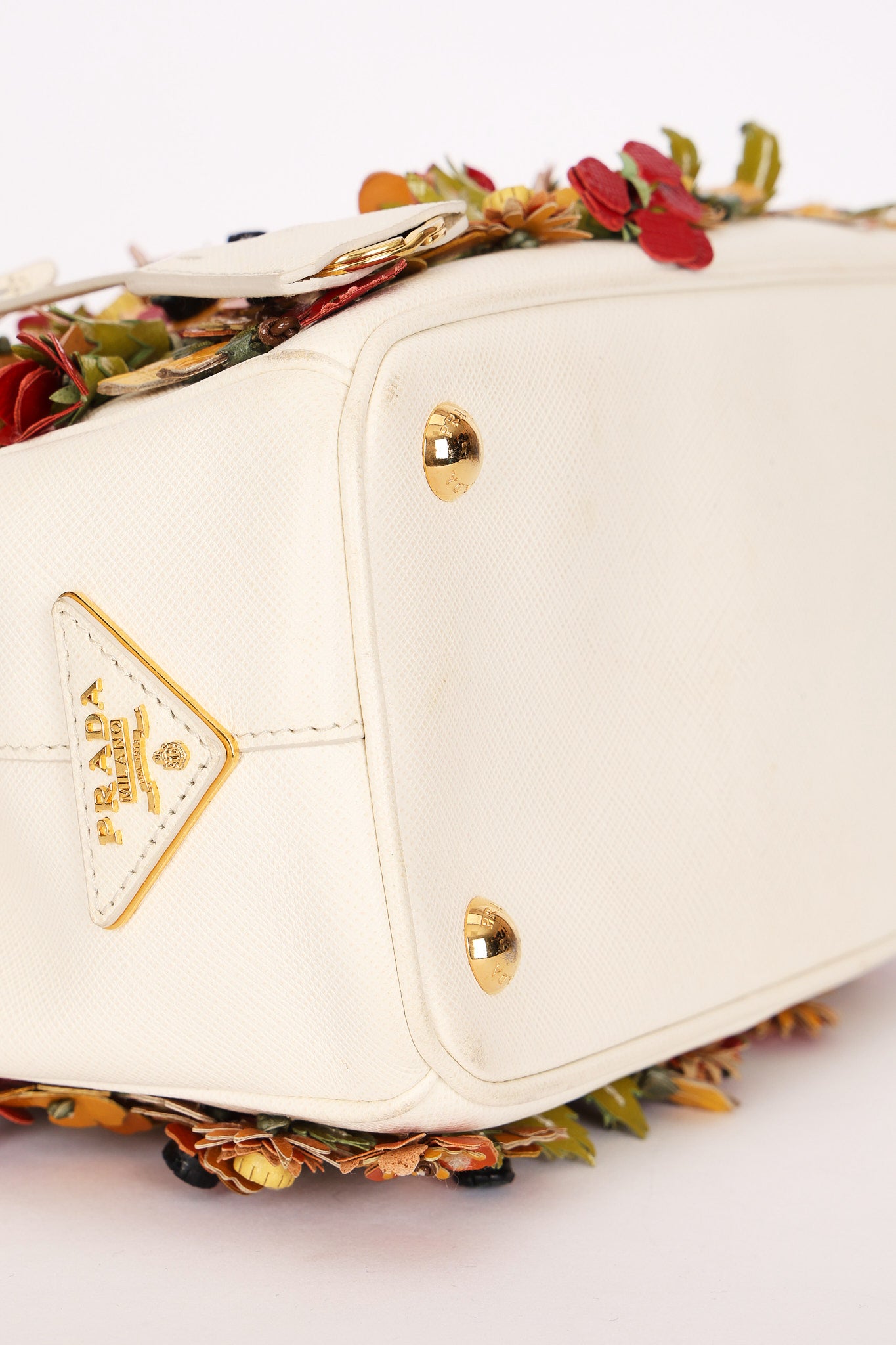 Prada Small Galleria Double Zip Garden Tote