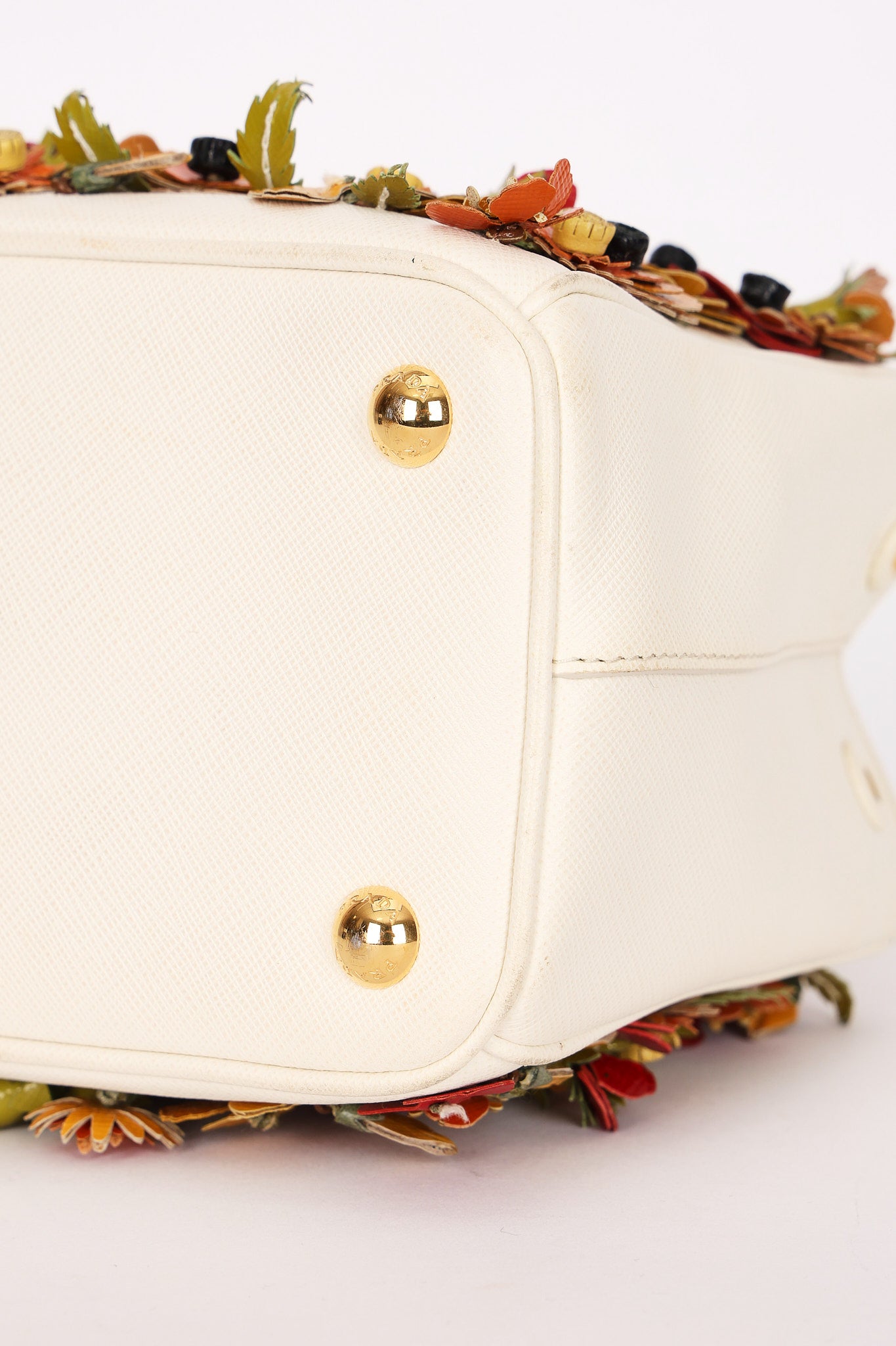 Prada Small Galleria Double Zip Garden Tote
