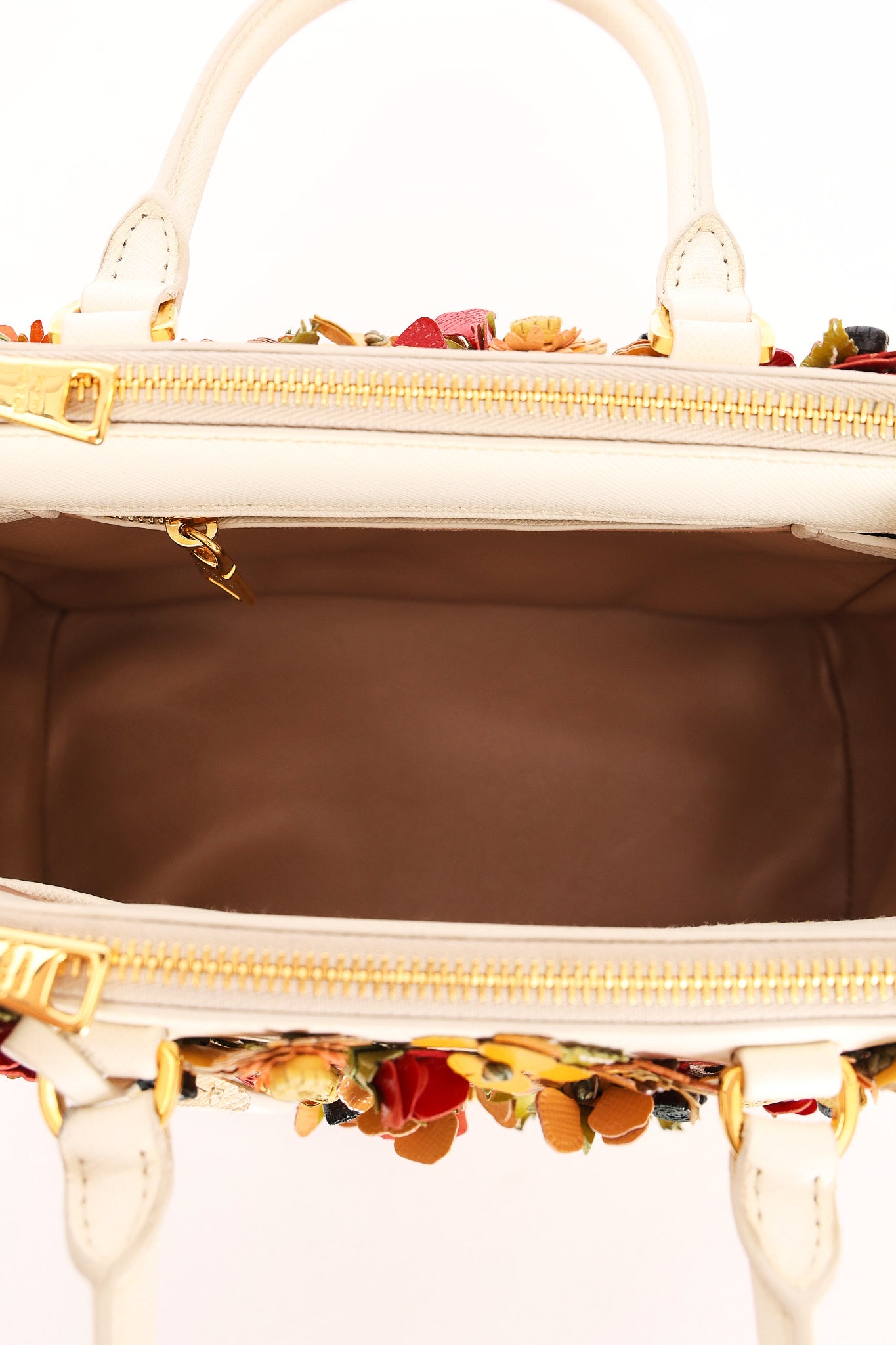 Prada Small Galleria Double Zip Garden Tote