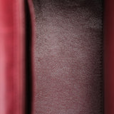 Chanel Turnlock Single Flap Top Handle Bordeaux Calfskin 1998 AGHW