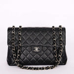 Chanel Jumbo Classic Single Flap Black Caviar SHW