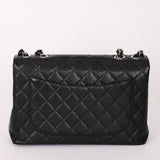Chanel Jumbo Classic Single Flap Black Caviar SHW