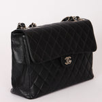 Chanel Jumbo Classic Single Flap Black Caviar SHW