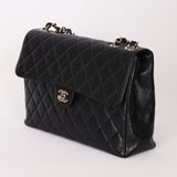 Chanel Jumbo Classic Single Flap Black Caviar SHW
