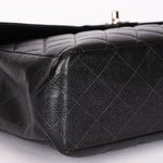 Chanel Jumbo Classic Single Flap Black Caviar SHW