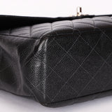 Chanel Jumbo Classic Single Flap Black Caviar SHW