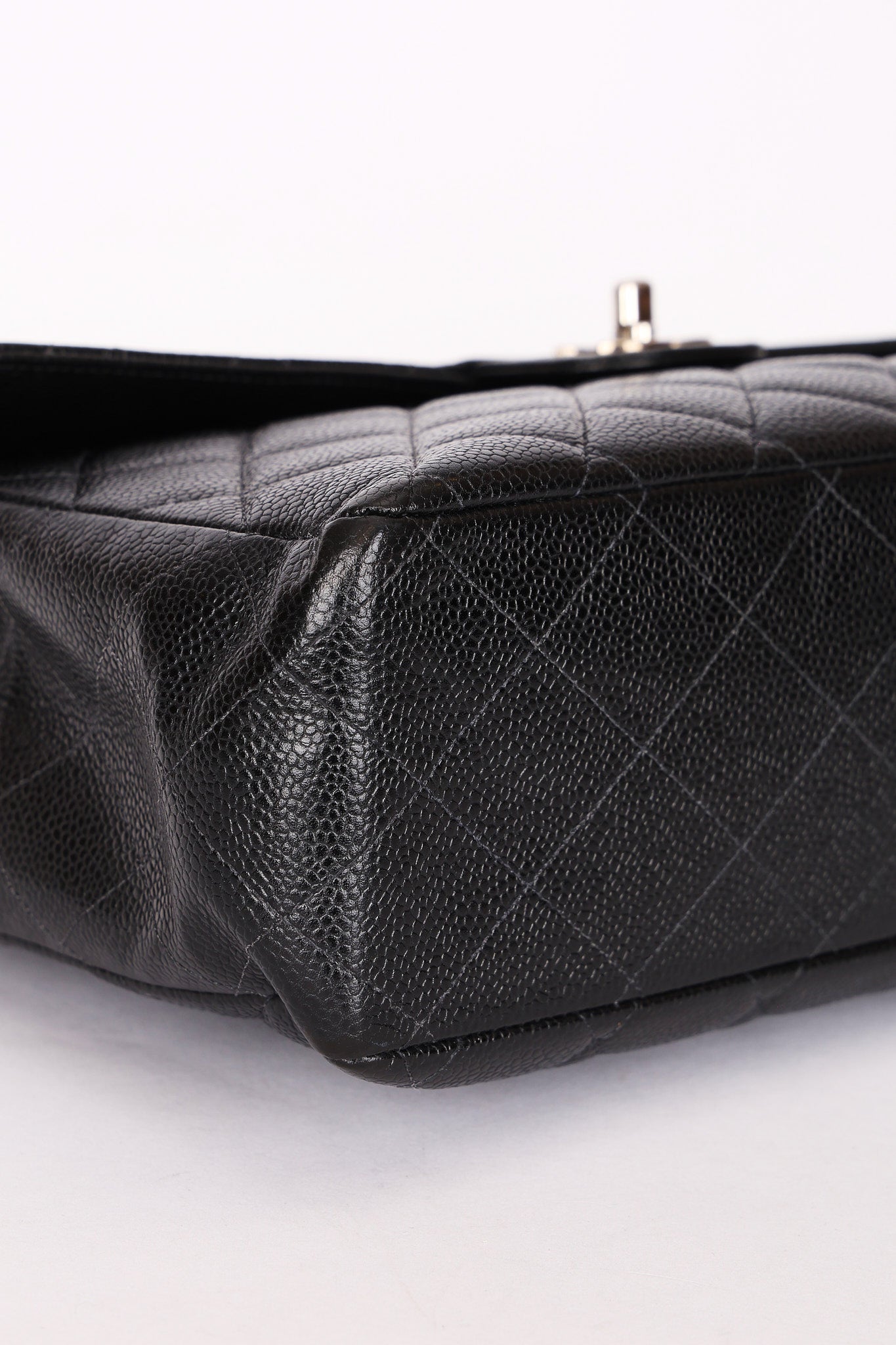 Chanel Jumbo Classic Single Flap Black Caviar SHW