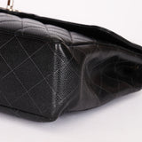 Chanel Jumbo Classic Single Flap Black Caviar SHW
