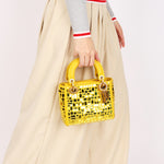 Christian Dior Mosaic of Mirrors Mini Lady Yellow